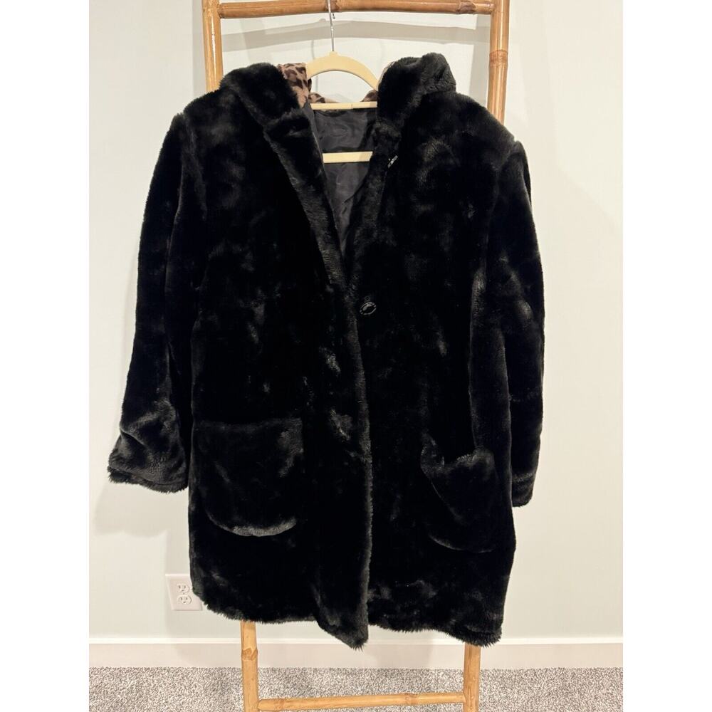 Vintage NY Classics Womens Long Winter Coat Sz Large EUC